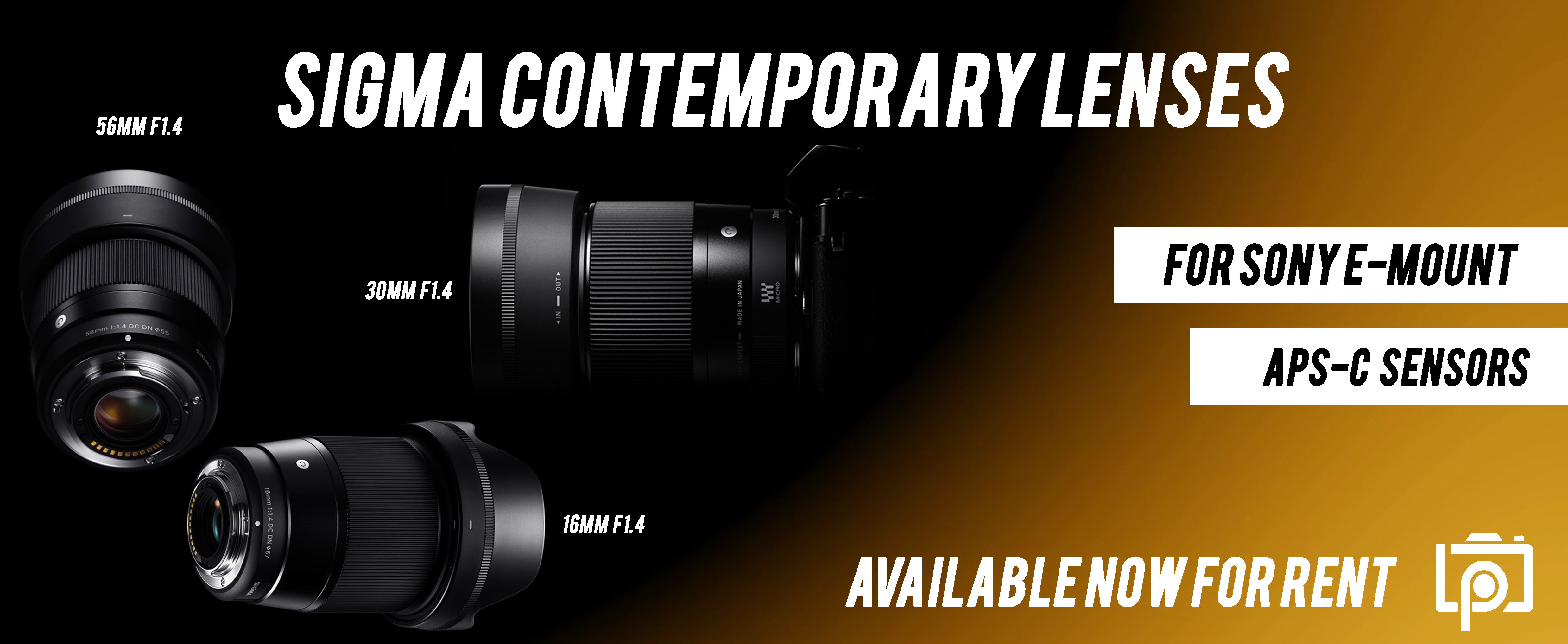 The Rent Lenses and Cameras from Canon, Nikon, Olympus